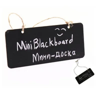 blackboard for chalk wooden graffiti drawing memo writing coffee shop display message office hanging small chalkboard with rope
