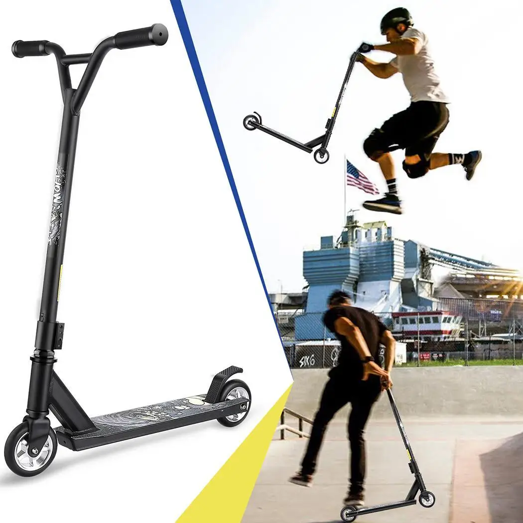 Двухколесный скутер с максимальной нагрузкой 100 кг скейтборд для спорта на