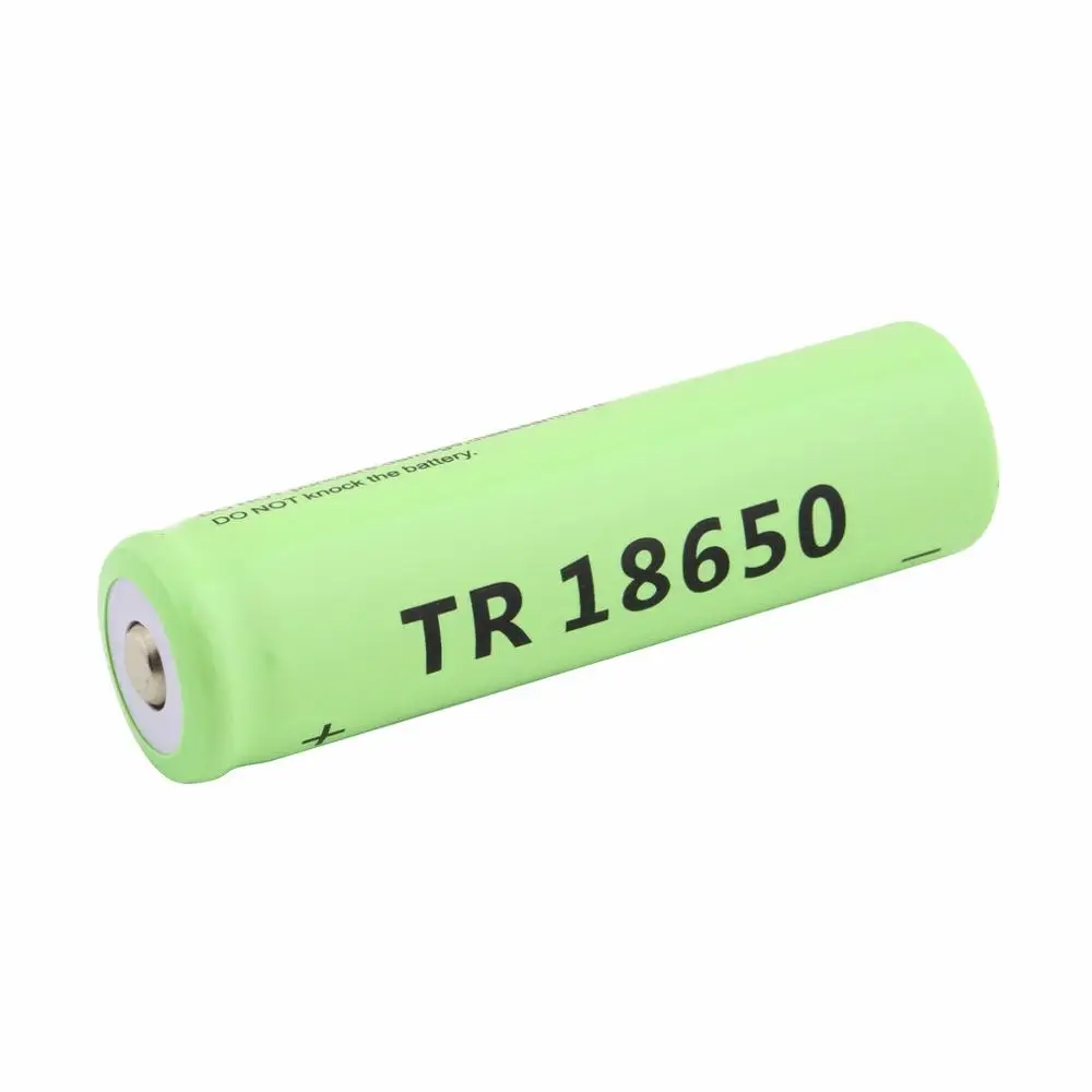 Green 18650 Li-ion 5800mAh Capacity 3.7V Rechargeable Battery for LED Torch Flashlights Blue Torch Batteries - Цвет: Green