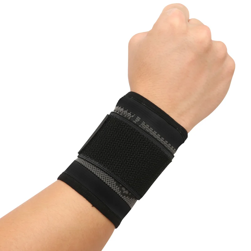 

AOLIKES Adjustable pressure Sports bracer fitness wrist band sports wrist Basketball weightlift wristband Elastic bandage bracer