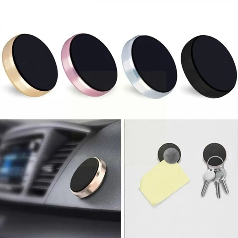 

New Car Magnetic Mobile Phone Holder For Car Mount Universal Apply For IPhone Round Magnetic Samsung Mount Bracket Stand R9M9