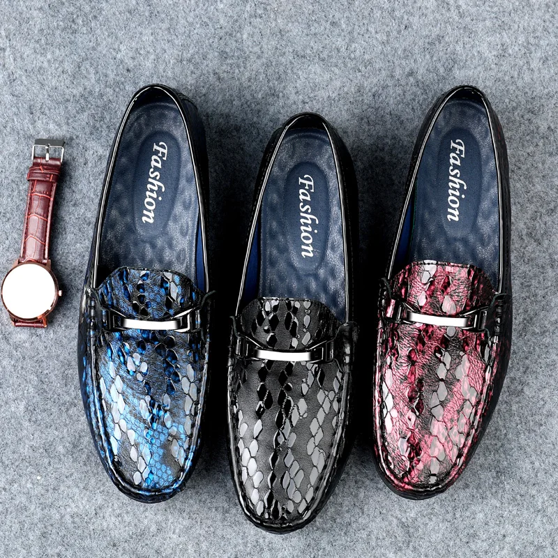 Мокасины мужские из натуральной кожи на плоской подошве| |