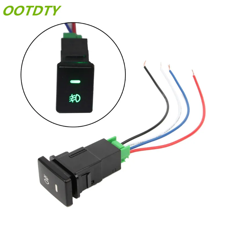 Передняя противотумансветильник РА OOTDTY DC 12 В 4 проводная кнопка для Toyota Camry Prius