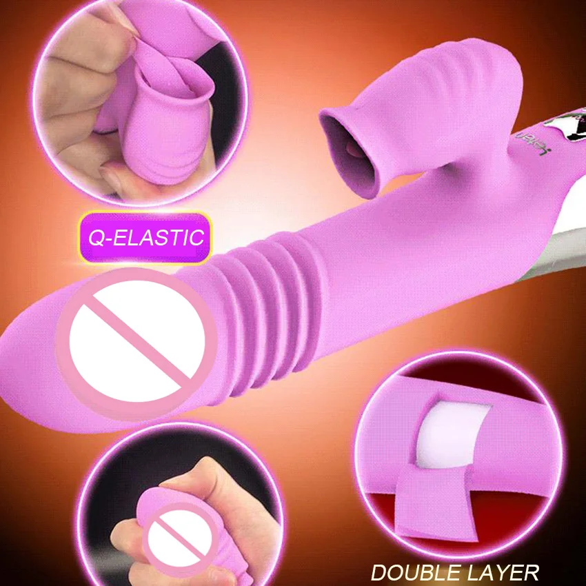 Leten G spot (точка толкая вибратор фаллоимитатор Рот язык лизание Стимулятор клитора