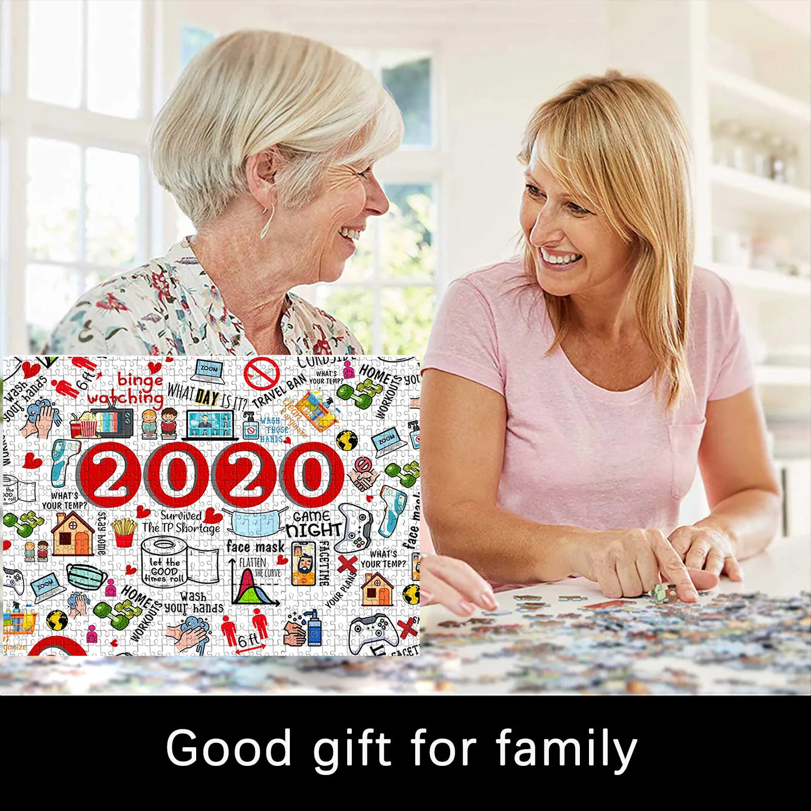 

2020 Puzzle 500 Piece Christmas Puzzle Toy to Adult Children Toys Family Gifts