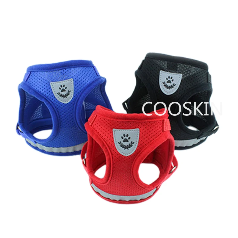 

Reflective Cat Harness And Leash Set Nylon Mesh Kitten Puppy Dogs Vest Harness Leads Pet Clothes For Small Dogs Yorkies Pug