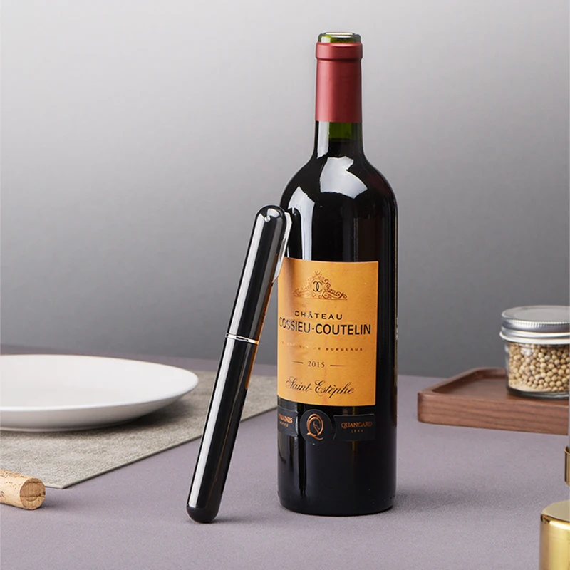 

Portable Enhanced Air Pump Wine Bottle Opener Kitchen Bar Pin Cork Remover Accessories Wine Pump Corkscrew Pneumatic Corkscrew