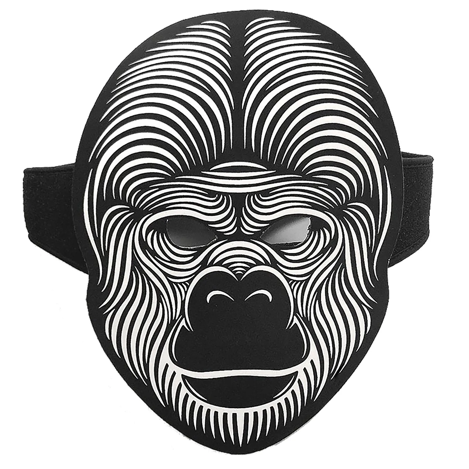 Новинка светодиодная маска на Хэллоуин праздник маскарад музыкальная вечеринка