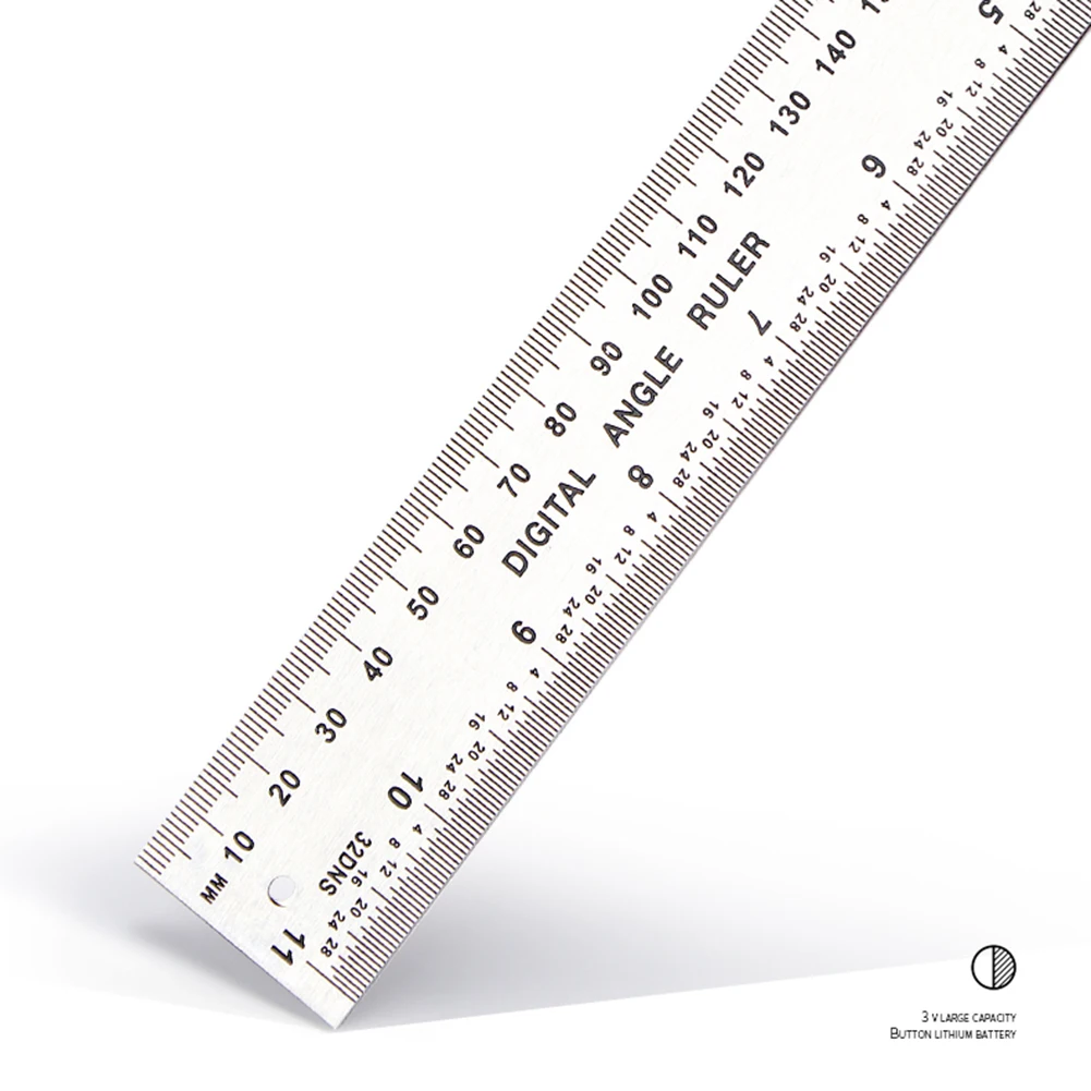

Digital 0-200mm 0-300mm Angle Meter Ruler Inclinometer Electron Goniometer Protractor Angle Finder Scale Measuring Tools