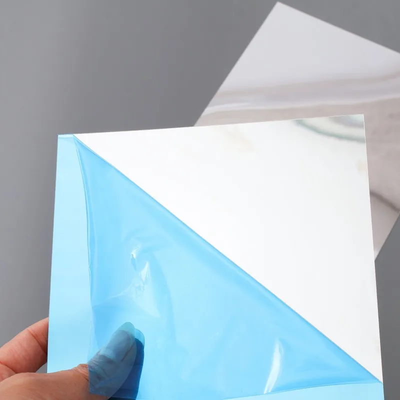 6 шт. зеркальные наклейки для домашних животных s DIY Квадратные Зеркальные