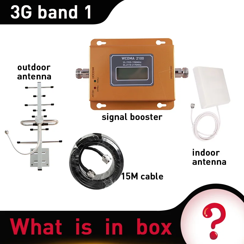 Ретранслятор gsm 3g 4g 2100 МГц UMTS WCDMA LTE Усилитель мобильного сигнала 3G (HSPA) усилитель