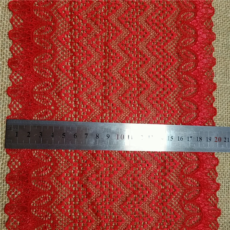 Женская ночная рубашка белая красная Шантильи ширина 20 см | Дом и сад