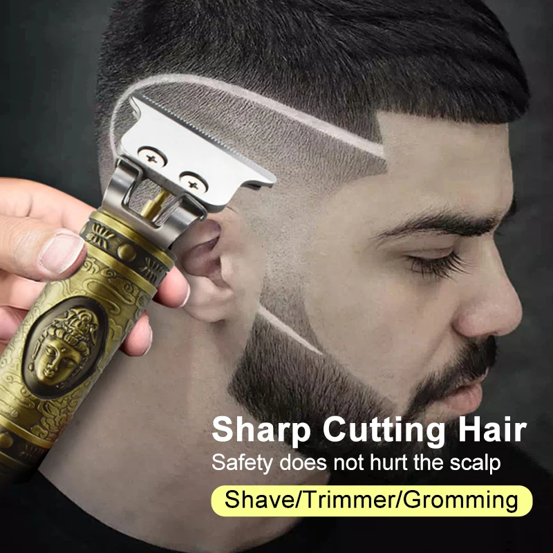 USB аккумуляторная машинка для стрижки волос T9 с заплечной головкой электрический