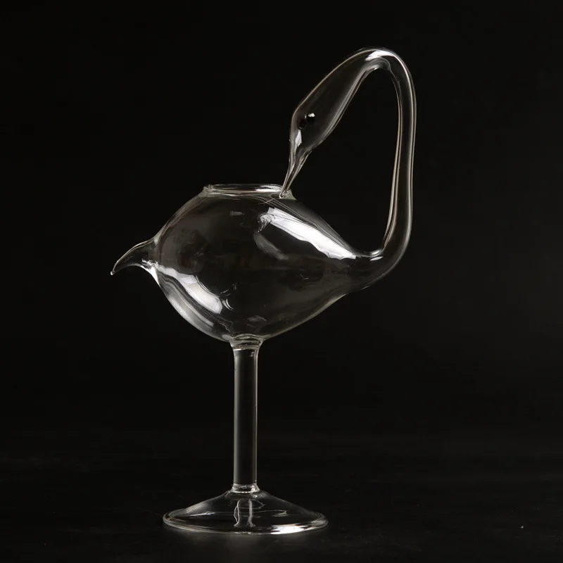175 мл/лебедь Gosling Коктейльная чашка вращающаяся стеклянная фотография для