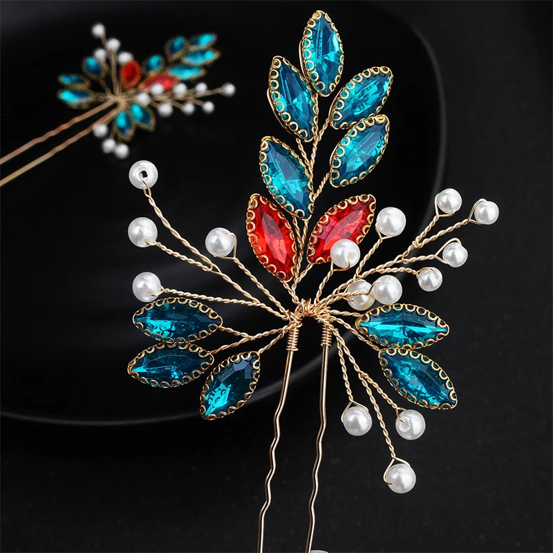 Efily Свадебные украшения с искусственным жемчугом свадебные аксессуары для волос