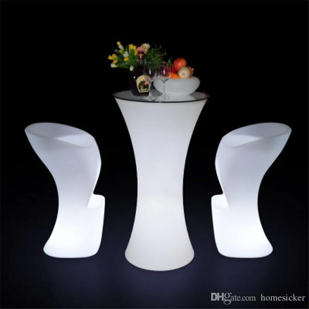 Новинка 16 цветов светодиодные коктейльные столы растущая коммерческая мебель