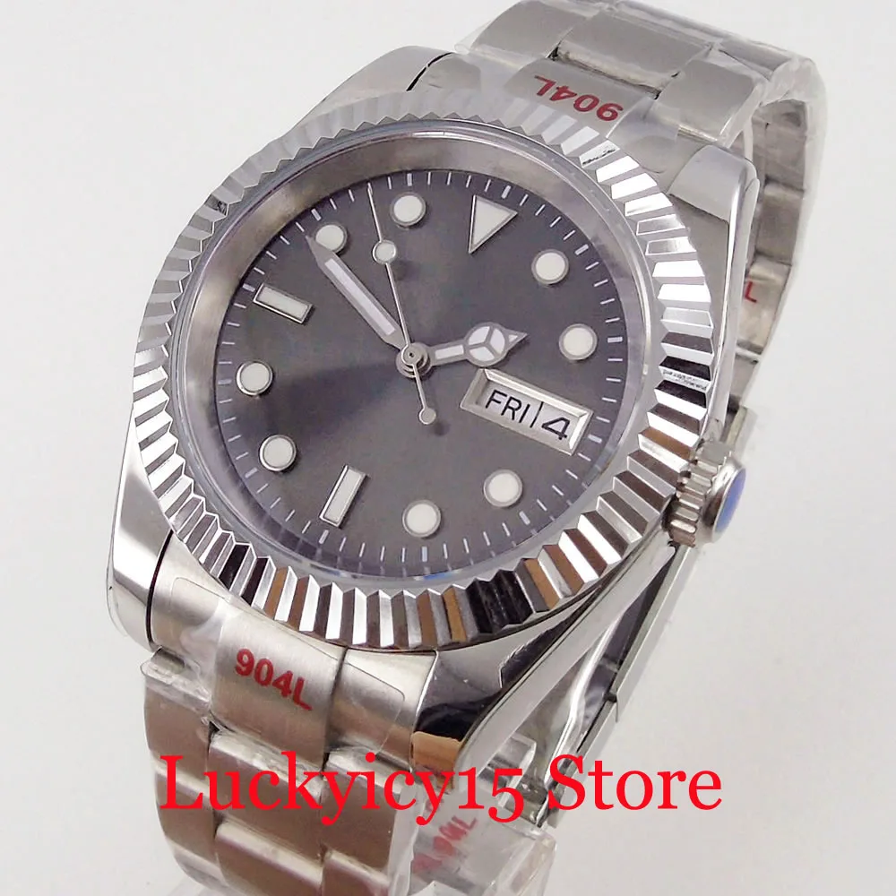 Часы мужские автоматические 36 мм 39 с сапфировым стеклом | Наручные часы
