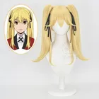 Парик для косплея аниме Kakegurui Mary, парик Saotome Meari, светлый хвост, волосы из синтетического волокна, карнавальные парики для вечерние + бесплатная чашка для парика