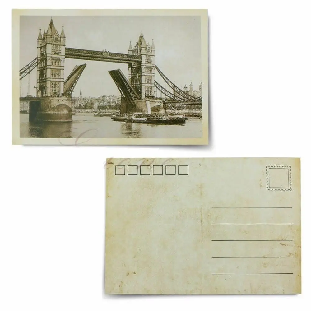 Лот из 32 открыток для путешествий винтажный пейзаж фото постер открытки | Дом и