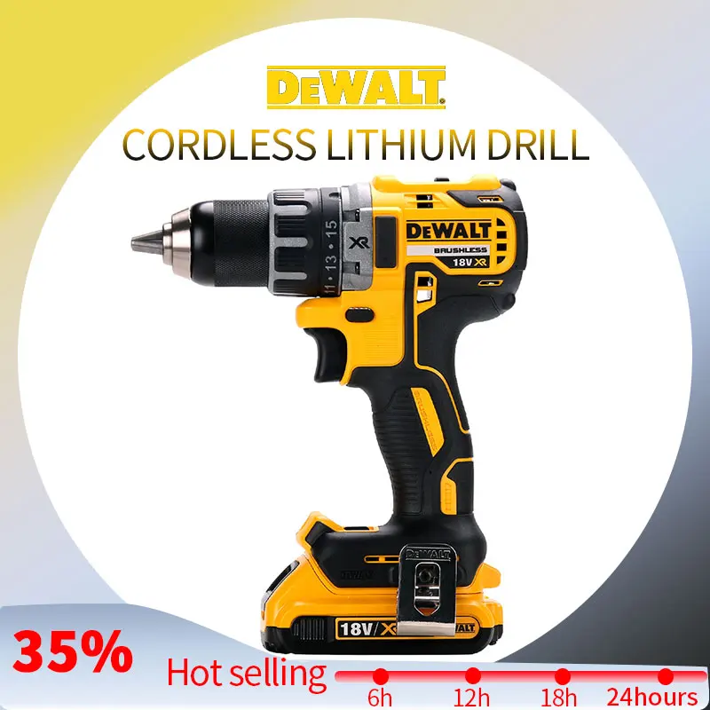 Dewalt DCD791/777 бесщеточный литиевая электродрель 18V электрическая отвертка Перезаряжаемые