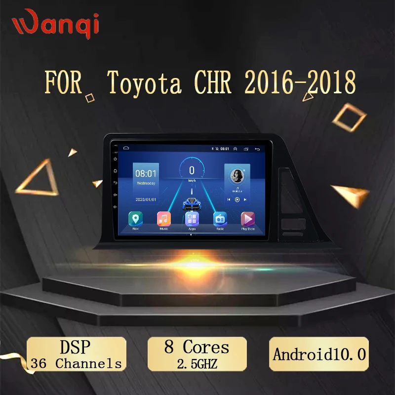 Android 9 1 автомобильный DVD для toyota C-HR CHR C HR 2016-2018 автомобиль радио мультимедиа плеер