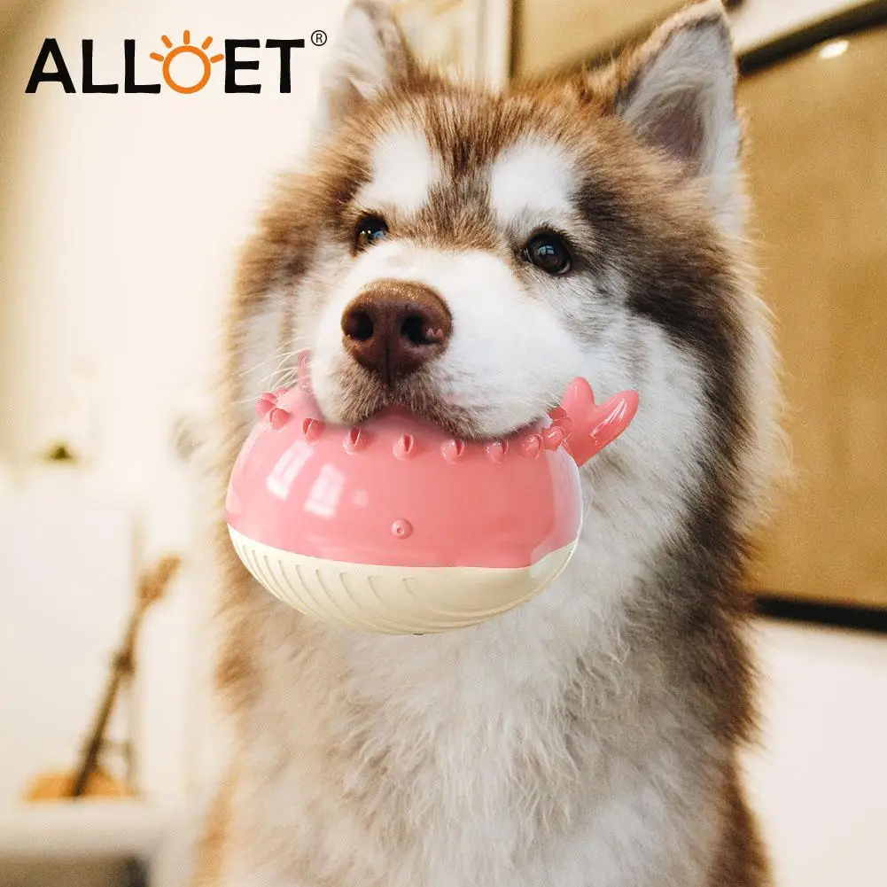 

Electric Floating Puffer Water Spray Sprinkler Toys Pet Dog Summer Swimming Elasticity Small Big Dog Toys Rubber Pet Ball