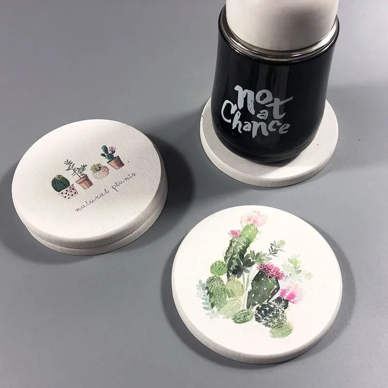 Натуральные диатомитовые напитки Coaster Нескользящие термостойкие абсорбирующие