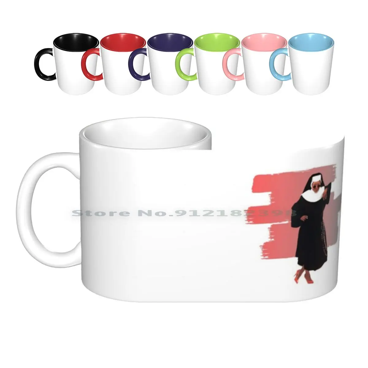 

Sister Act Ceramic Mugs Coffee Cups Milk Tea Mug Sister Act Sister Act Nun Whoopi Whoopi Goldberg 90s Musical Goldberg Broadway