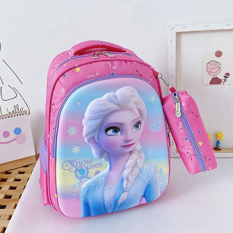 Рюкзак для начальной школы Disney Холодное сердце милый школьный ранец с градиентом