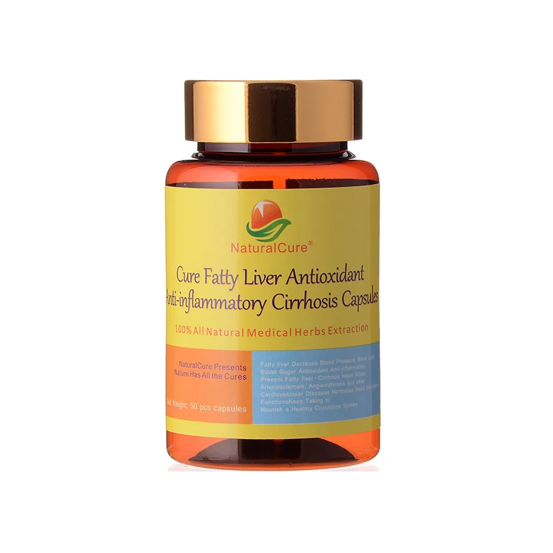

NaturalCure Help Fatty Liver Capsules, Prevent Cirrhosis and Liver Cancer,Traditional Chinese Organic Plants Extract 50 capsules