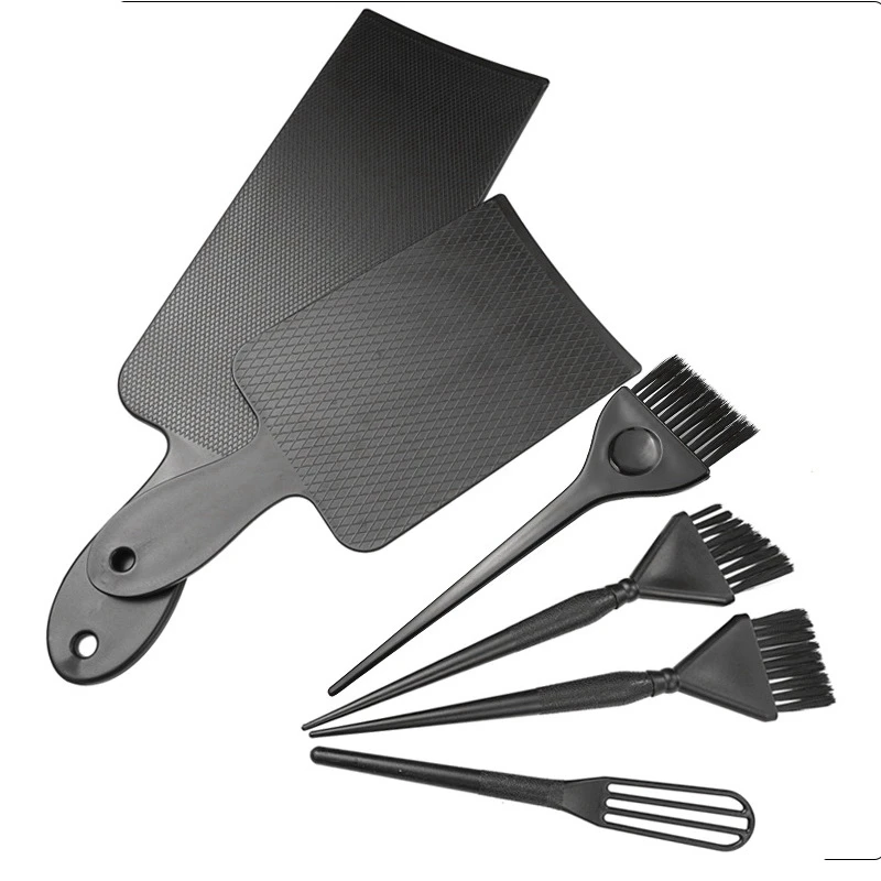 

6Pcs Hair Dying Brushes Set Hair Dying Board Brushes Stirring Tool Set Professional Salon Hairdressing Dying Set