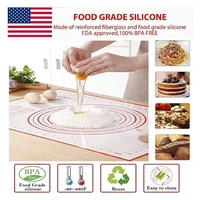 silicone heat resistant baking mat non slip pastry mat for rolling dough fondant with measurements large thick counter mats