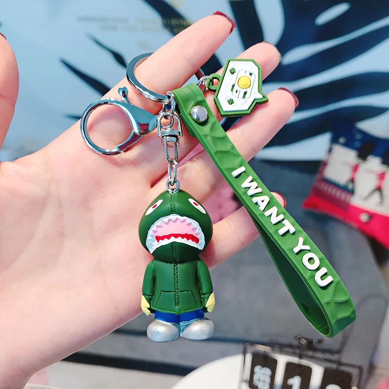 Новинка 2019 креативный мультяшный брелок Ejiao с милым приливом акулы персональный