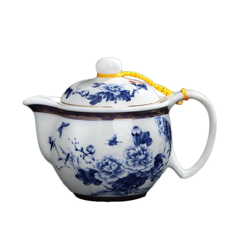 Цзиндэчжэнь пуэр чайный горшок 430 мл керамический фарфоровый фильтр крышка кунг