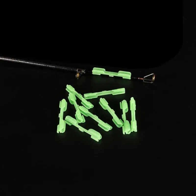 

4pcs Night Fishing Float Tip Light Holder Fish Lure Light Stick Clip Card Holder
