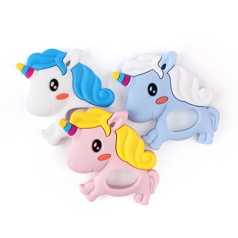 Keep & расти 1 шт. милый Единорог Детские Силиконовые ложки для животных