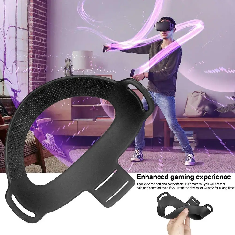 

Повязка на голову, подушка, съемная профессиональная VR-гарнитура, подушка для Oculus Quest 2 из тпу, снимающая давление, фиксирующая рамка для вопр...