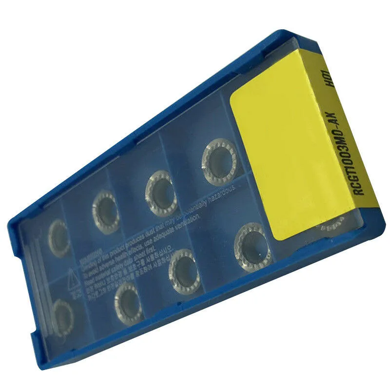 

10Pcs RCGT1003M0-AK H01 Aluminum Blade Blade CNC Lathe Turning Tool Indexable Inserts RCGT1003M0-AK H01 Blade