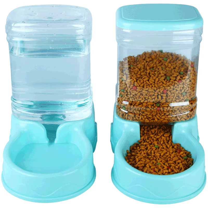 

3.5L Water Voedsel Feeder Kat Automatische Water Container Dispenser Voor Honden Katten Drinken Kom Voedsel Voeden Hond