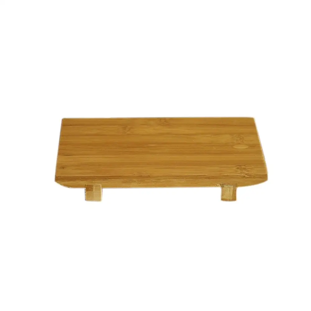 Кухонная бамбуковая тарелка для суши прямоугольная стойка сашими контейнер