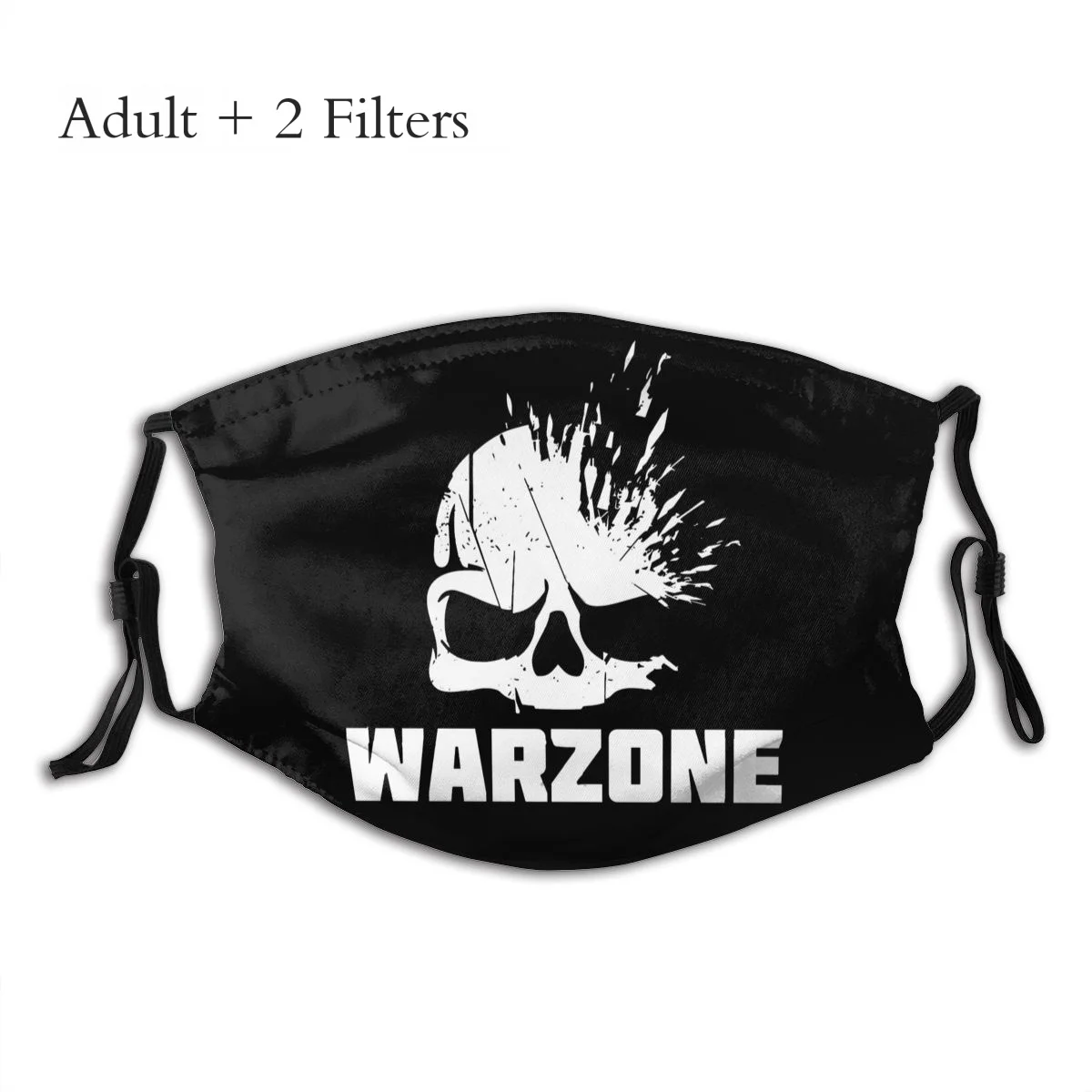 

COD Black Ops Cold War Cloth Reusable Mask Warzone Headshot Classic Face Mouth Cover With Filters