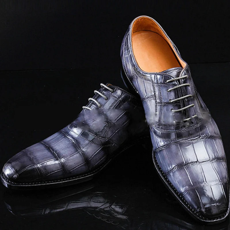 

Новинка 2022, мужские деловые кожаные туфли, модные мужские туфли в стиле ретро, большие Индивидуальные Модные мужские туфли