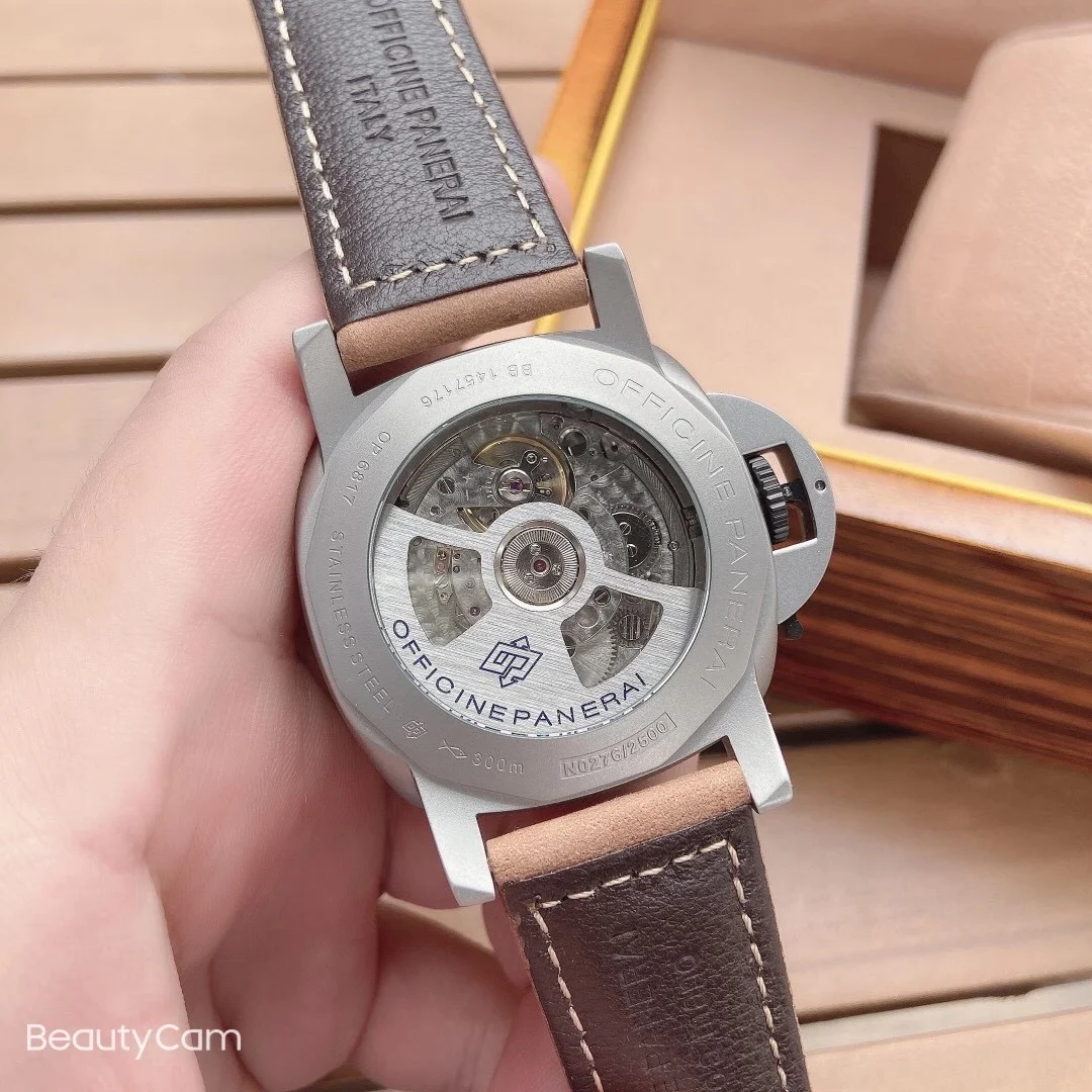 

Panerai Luminor watch men's skeleton automatic mechanical AAA watch gold skeleton retro men's women watch quartz watch