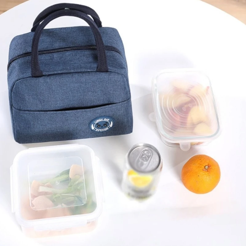 

Insulated Lunch Bag Thermal Lunch Cooler Tote Leak-Proof Waterproof for Picnic Camping Food Storage Organizer