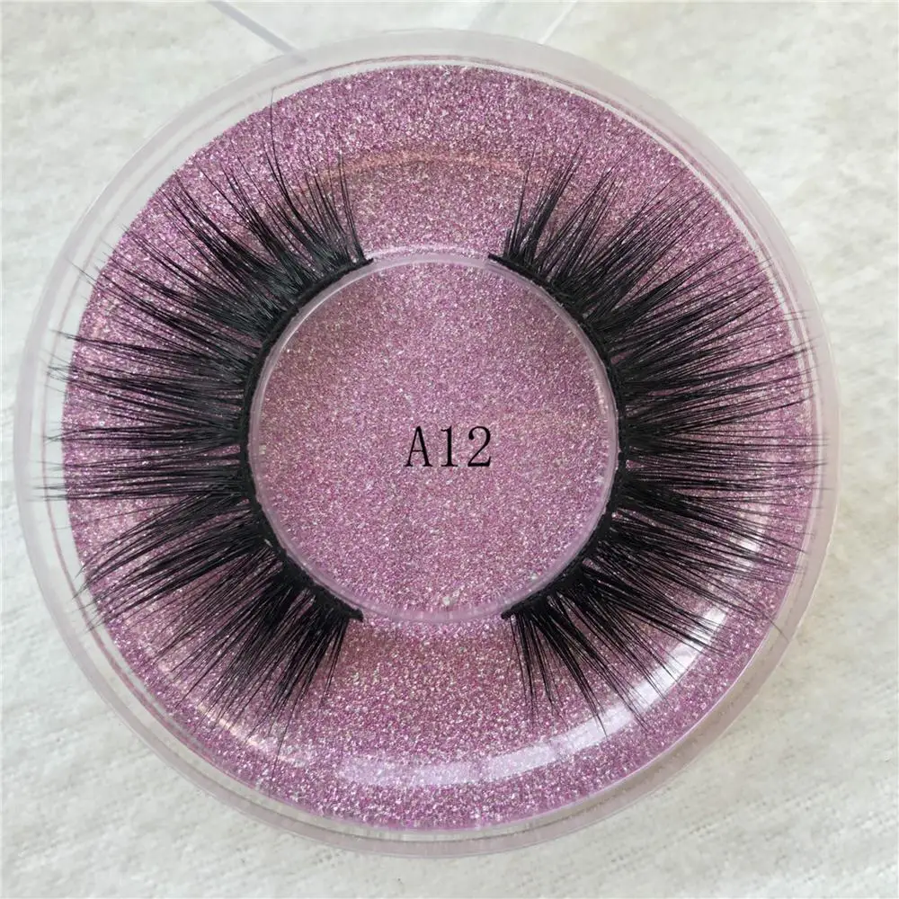 Высококачественные натуральные накладные ресницы длинный макияж 3d норковые для