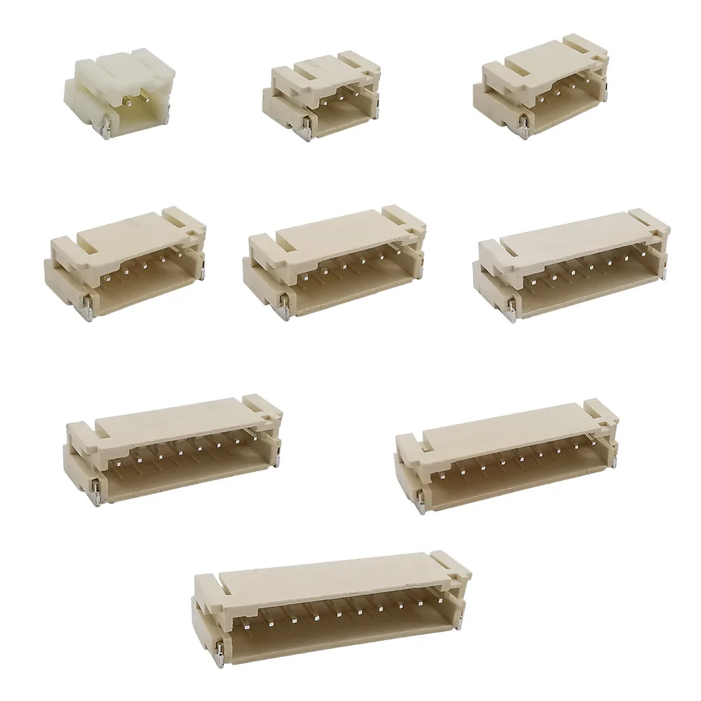 50/100Pcs PH2.0mm JST 2.0 2/3/4/5/6/7/8/9/10 Pin SMD Wire Connector Vertical Folded Horizontal Patch Socket Terminals | Обустройство