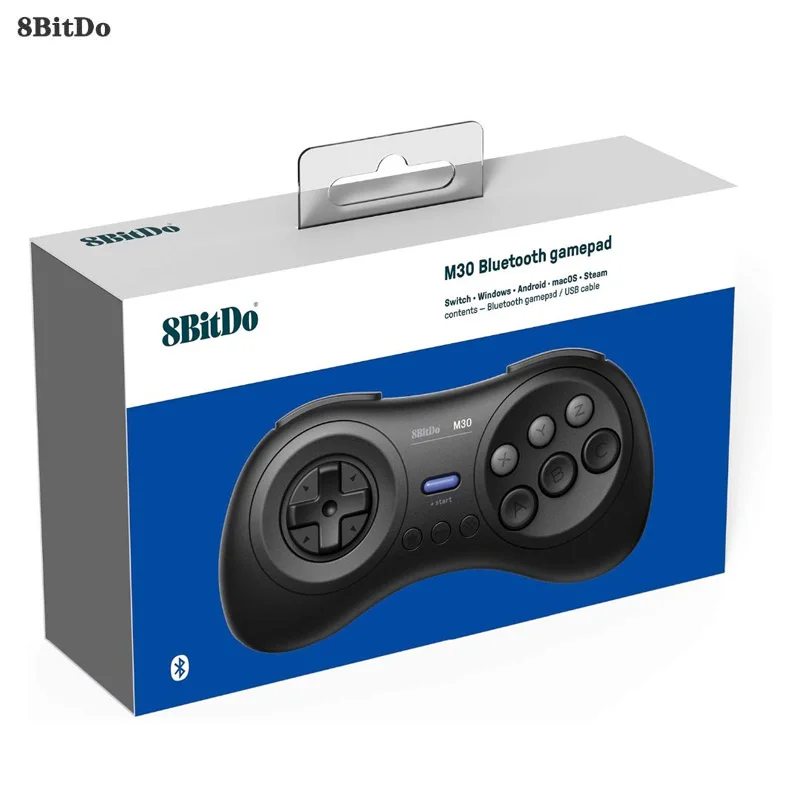 8bitdo M30 Bluetooth геймпад для nintendo switch Sega Genesis MD Mega Drive контроллер MacOS беспроводной PC