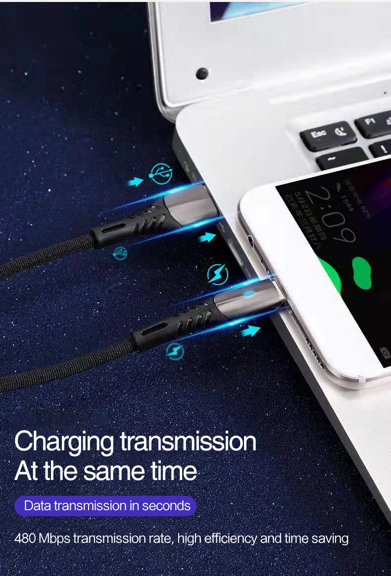 5А usb type C кабель для huawei mate 20 Pro P20 Xiaomi Note 7 из цинкового сплава Быстрая зарядка 3,0 type-C шнур супер быстрая зарядка USB C