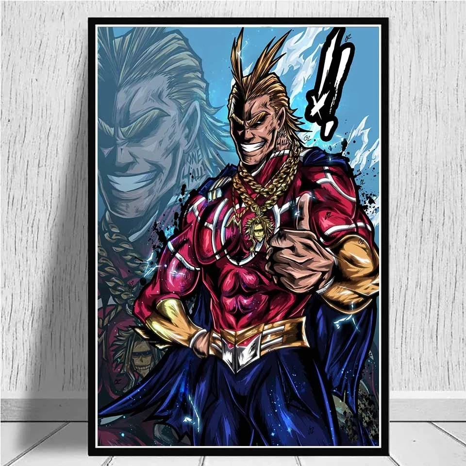 

Wall Art Painting My Hero Academia Picture Japan Anime Role Hd Prints Canvas Poster Home Decoration Modular Modern Living Room