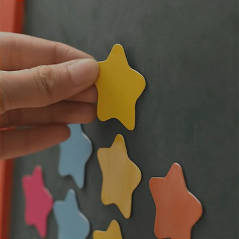 Красочные пятиконечные звезды магнит на холодильник Декор наклейки сувенир